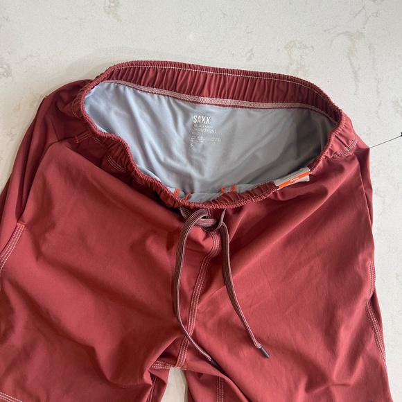 Saxx Oh Buoy 2N1 Stretch Swim Volley 7" with liner. NWT size S. Rust color - Picture 3 of 3
